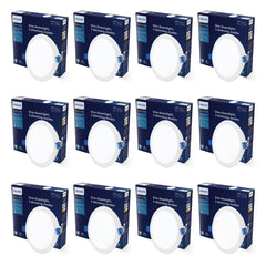 Philips Ultra Glow Dimmable 15-watt Round Ceiling Light (Pack of 12) (Natural White, B0DQ5HYVRV)
