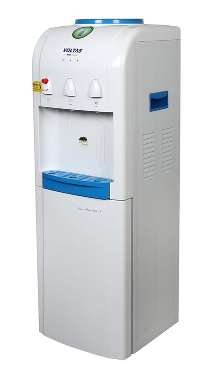 Voltas Floor Mounted Water Dispenser Minimagic Pure F with Non Cooling Storage Cabinet (White)