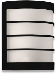 Philips 17173/30/46 12-Watt Mygarden Wall Light (Black and Stainless Steel)