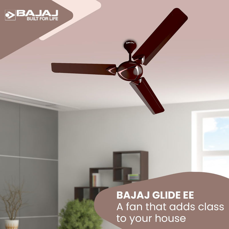 Bajaj Glide EE 1200 mm BEE Star Rated Ceiling Fan (Red Wine)-2