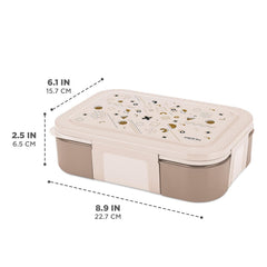 Bravo 3 Steel Thermoware Lunchbox (Milton)