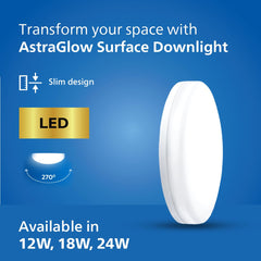 Philips 12W Round AstraGlow Surface LED Light