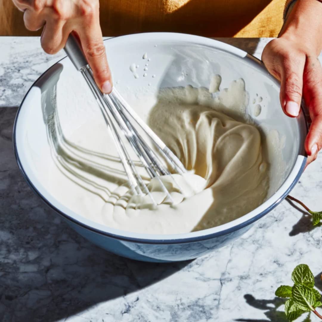 Dynore Stainless Steel Mini Kitchen Whisk, Egg Beater, Blending, Beating, Stirring Multi Utility Whisk-Silver