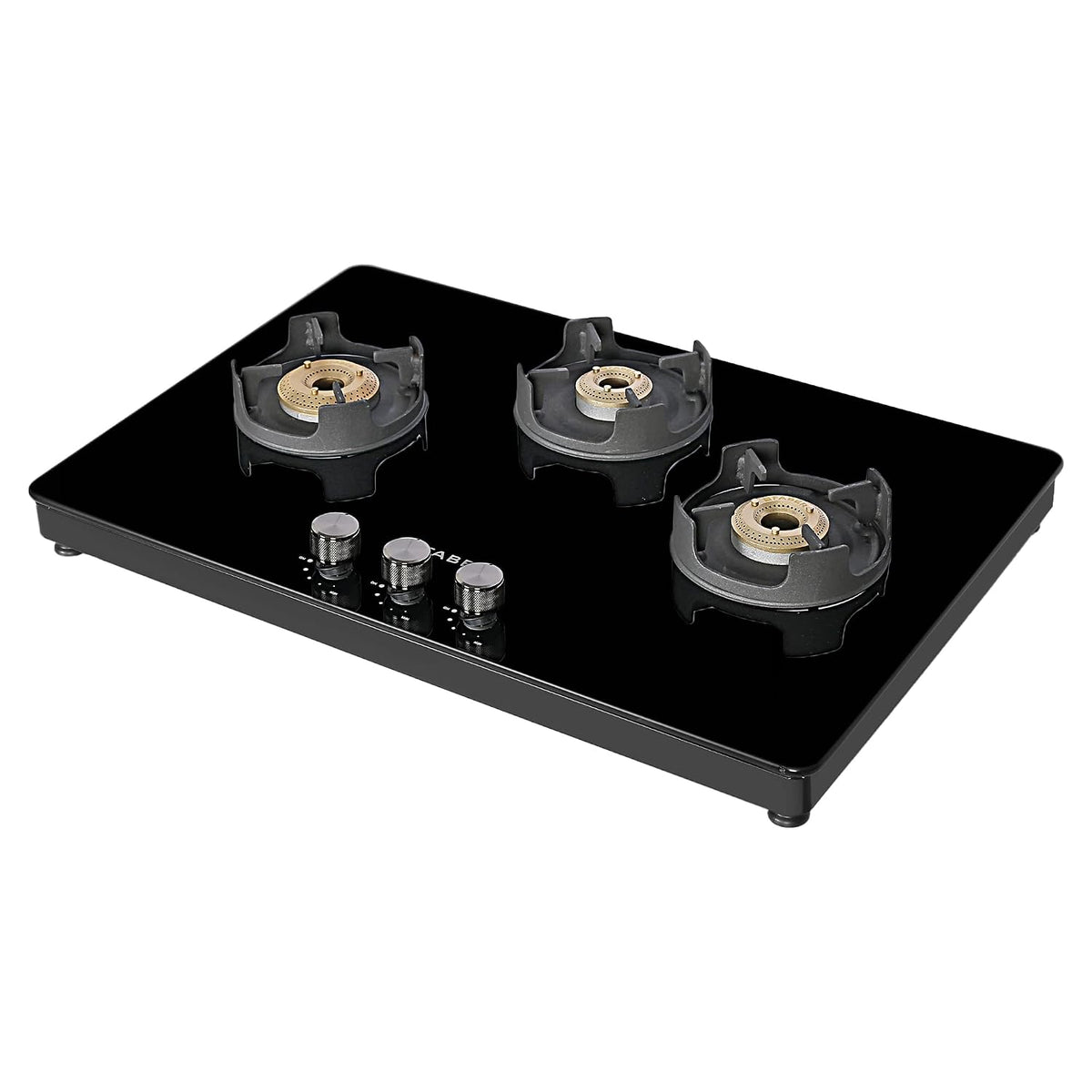 Faber 75 cm,3 Burner Gas stove (NiOS DLX 753 BB BK) Maual Ignition, Black