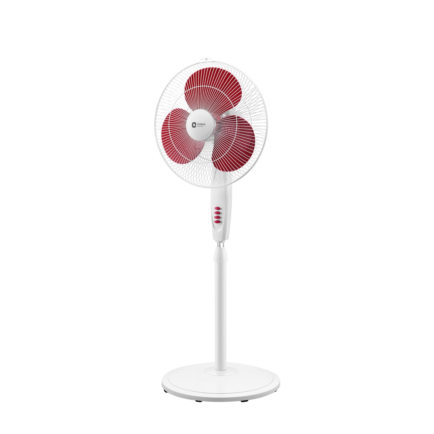 Orient Electric Stand-82 400 MM Oscillating Pedestal Fans | Stand Fan with Tilt Mechanism | High Air Delivery | Aesthetic Design with Telescopic Arrangement | 2 Year Warranty by Orient, Sky Blue
