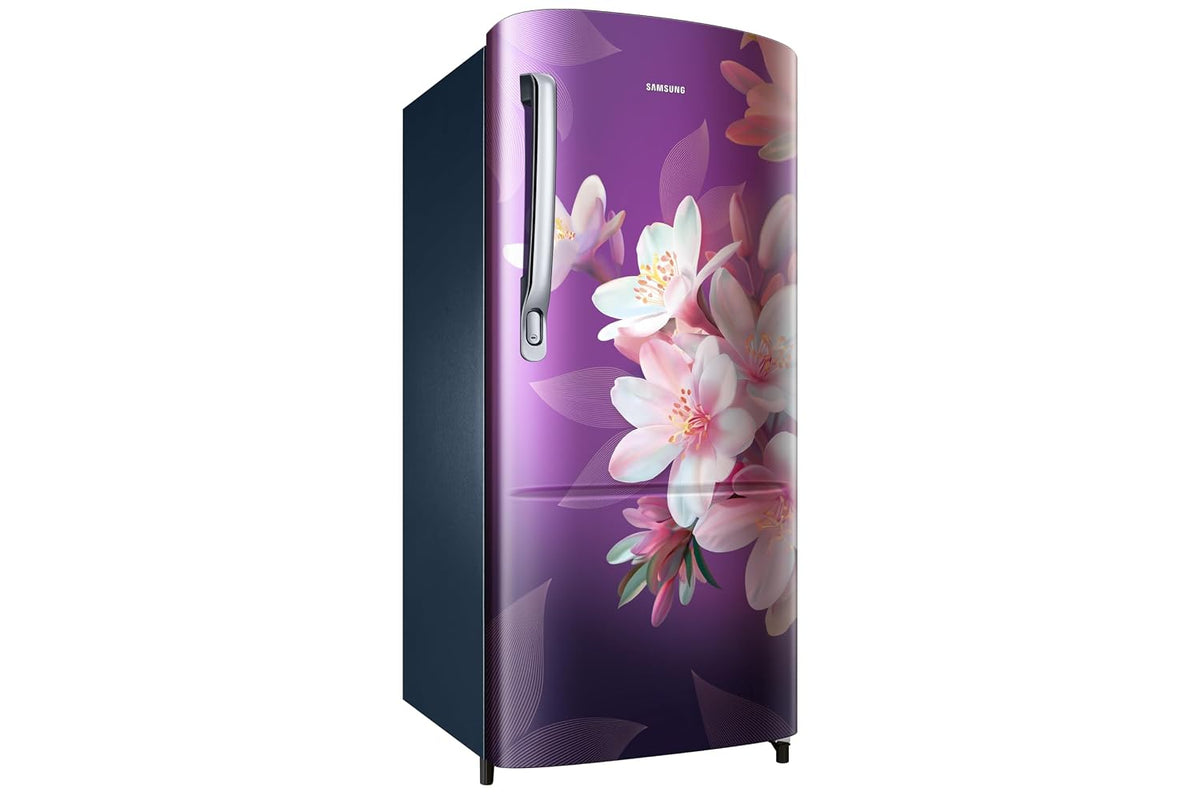 Samsung 183 L, 3 Star, Digital Inverter, Direct-Cool Single Door Refrigerator (RR20H1723WB/HL, Wild Lily Blue, Single Touch Defrost, 2026 Model)-3