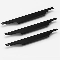 Plantex Profile Handle for Kitchen Cabinet/22 Inch Aluminium Drawer Profile Handle/Wardrobe Pull Handle for Home/Office/Hotel - Pack of 3 (Black) (Model APS-PF-1003)-1