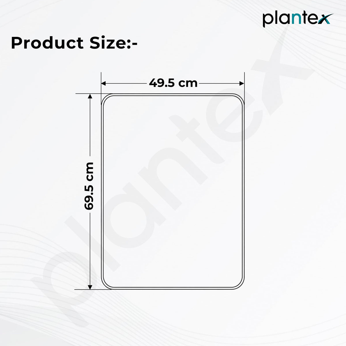 Plantex Aluminium Frame Mirror for Wall/Rectangle Wall Mount Mirror for Bedroom/Dressing Room/Living Room/Entryway - (20x28 Inch-Black)-3