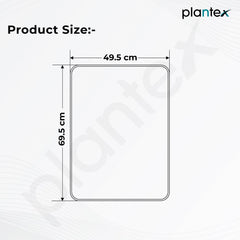 Plantex Aluminium Frame Mirror for Wall/Rectangle Wall Mount Mirror for Bedroom/Dressing Room/Living Room/Entryway - (20x28 Inch-Black)-3