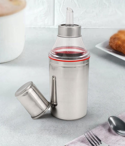 Dynore Stainlees Steel Oil Dispenser Bottle/Pourer/Oil Dropper -250 ml