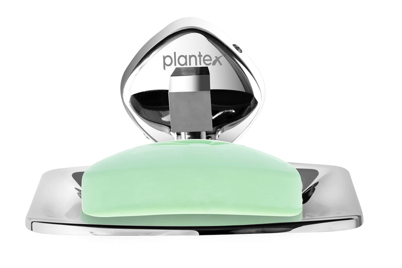 Plantex Maxx Stainless Steel Soap Holder for Bathroom/Soap Dish/Bathroom Soap Stand/Bathroom Accessories - (Square,Chrome)-3