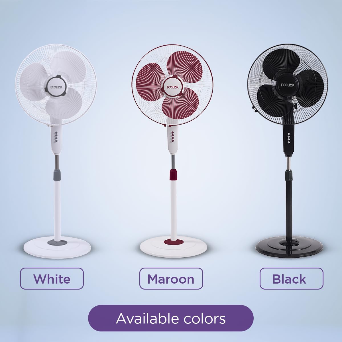 EcoLink Cruiser Neo 400mm Pedestal Fan for Home & Office-5