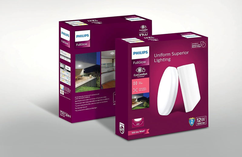 Philips 12-watt Round LED Surface Downlighter (Pack of 24)