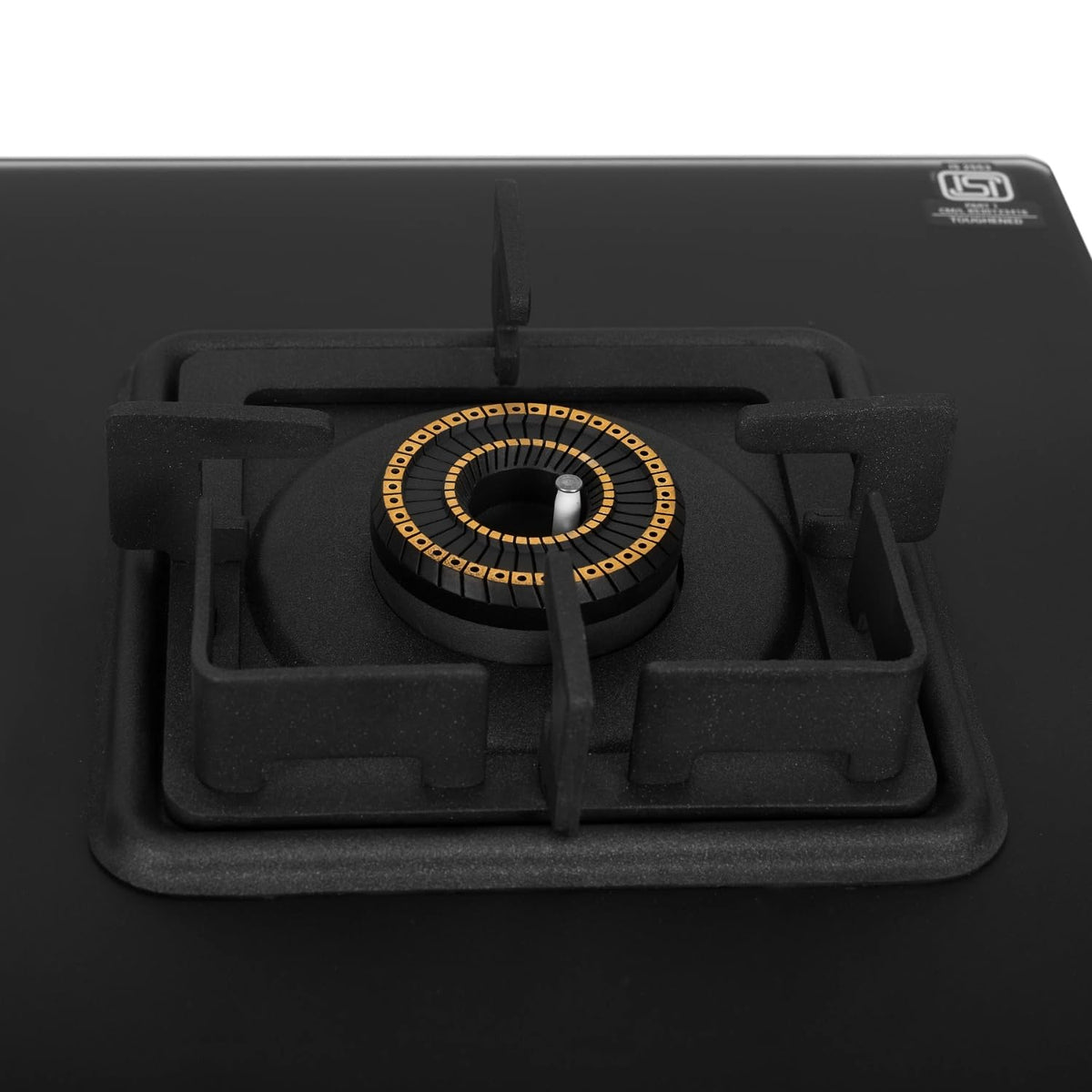 Faber 2 Burner 70Cm Cooktop |Auto Ignition| |Metal Knobs| MS Diamond coated Pan Support | Matt Black Glass Finish |5 Yrs