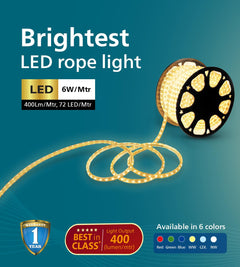 Philips Marathon LED Rope Light 50 Meter, 72 LEDs/M (57811-ww)