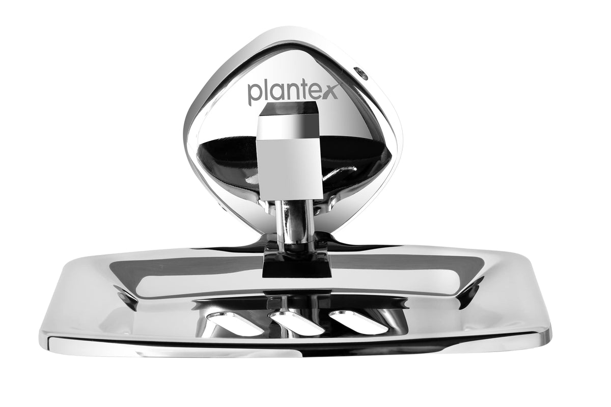 Plantex Maxx Stainless Steel Soap Holder for Bathroom/Soap Dish/Bathroom Soap Stand/Bathroom Accessories - (Square,Chrome)-6