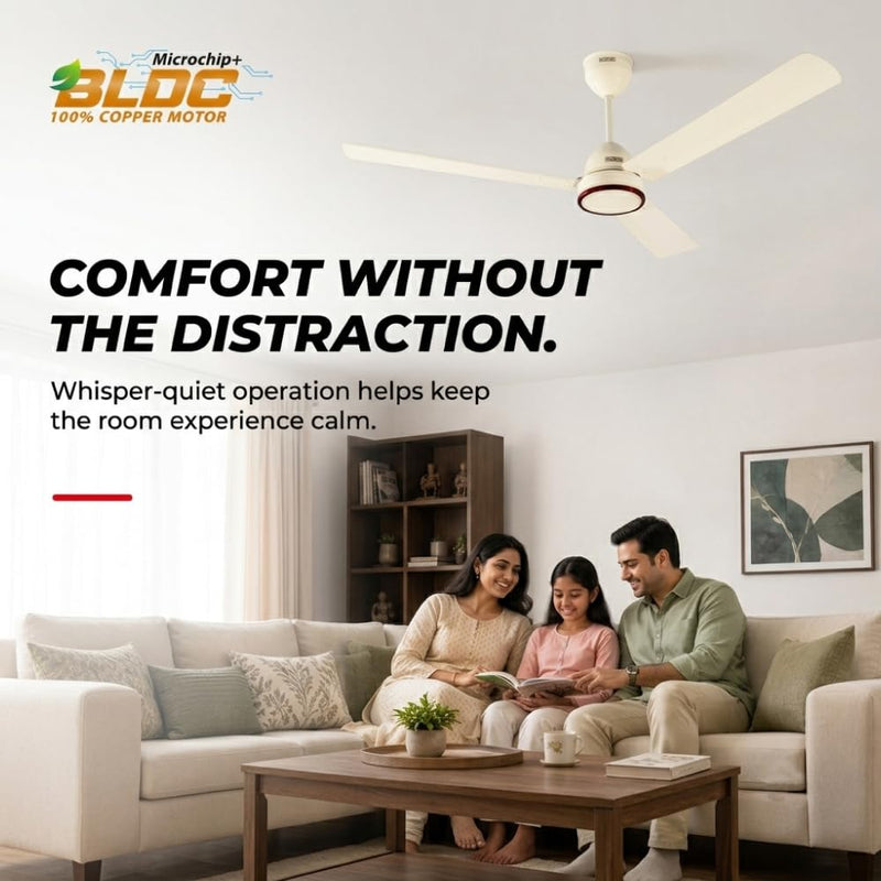 USHA AeroEdge BLDC 1200 mm Ceiling Fan with RF Remote | 5 Star-4