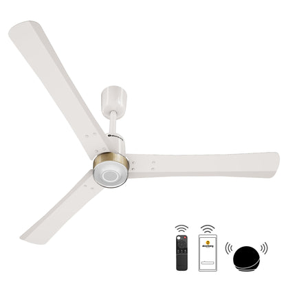 atomberg Renesa Elite 1200mm BLDC Ceiling Fan with Remote Control | BEE 5 star | High Air Delivery with Moonbeam LED Light | New Sleek Design | Newly Launched | 5 Year Warranty | Midnight Black