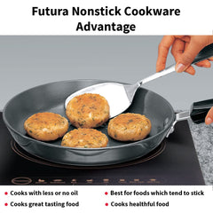 Hawkins Futura 20 cm Frying Pan, Non Stick Fry Pan, Induction Fry Pan, Small Frying Pan, Black (INF20)