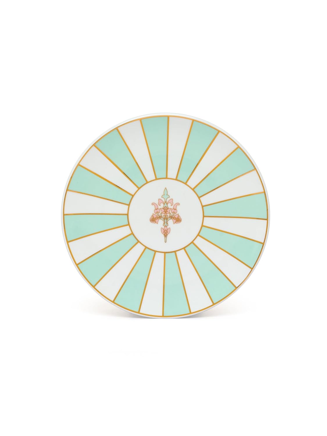 Clay Craft Fine Ceramic Dinner Set of 38 Pcs - Urmi Fiesta (Noir N405), for Family of 6, Dinner Set Ceramic, Crockery Set, Dining Set for Dinner, Crockery Set for Gift, Kitchen Set for Home