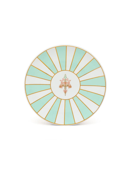 Clay Craft Fine Ceramic Dinner Set of 38 Pcs - Urmi Fiesta (Noir N405), for Family of 6, Dinner Set Ceramic, Crockery Set, Dining Set for Dinner, Crockery Set for Gift, Kitchen Set for Home