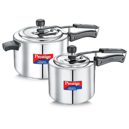 Prestige Nakshatra Essential Svachh Stainless Steel Pressure Cooker Combi Pack 