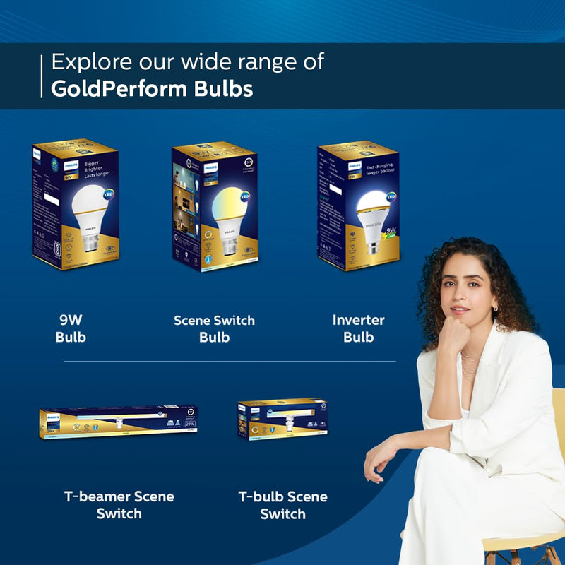 Philips 20W B22 LED T-Beamer (Pack of 2)