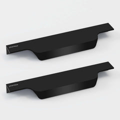 Plantex Profile Handle for Kitchen Cabinet/8 Inch Aluminium Drawer Profile Handle/Wardrobe Pull Handle for Home/Office/Hotel - Pack of 2 (Black) (Model APS-PF-1004)-1