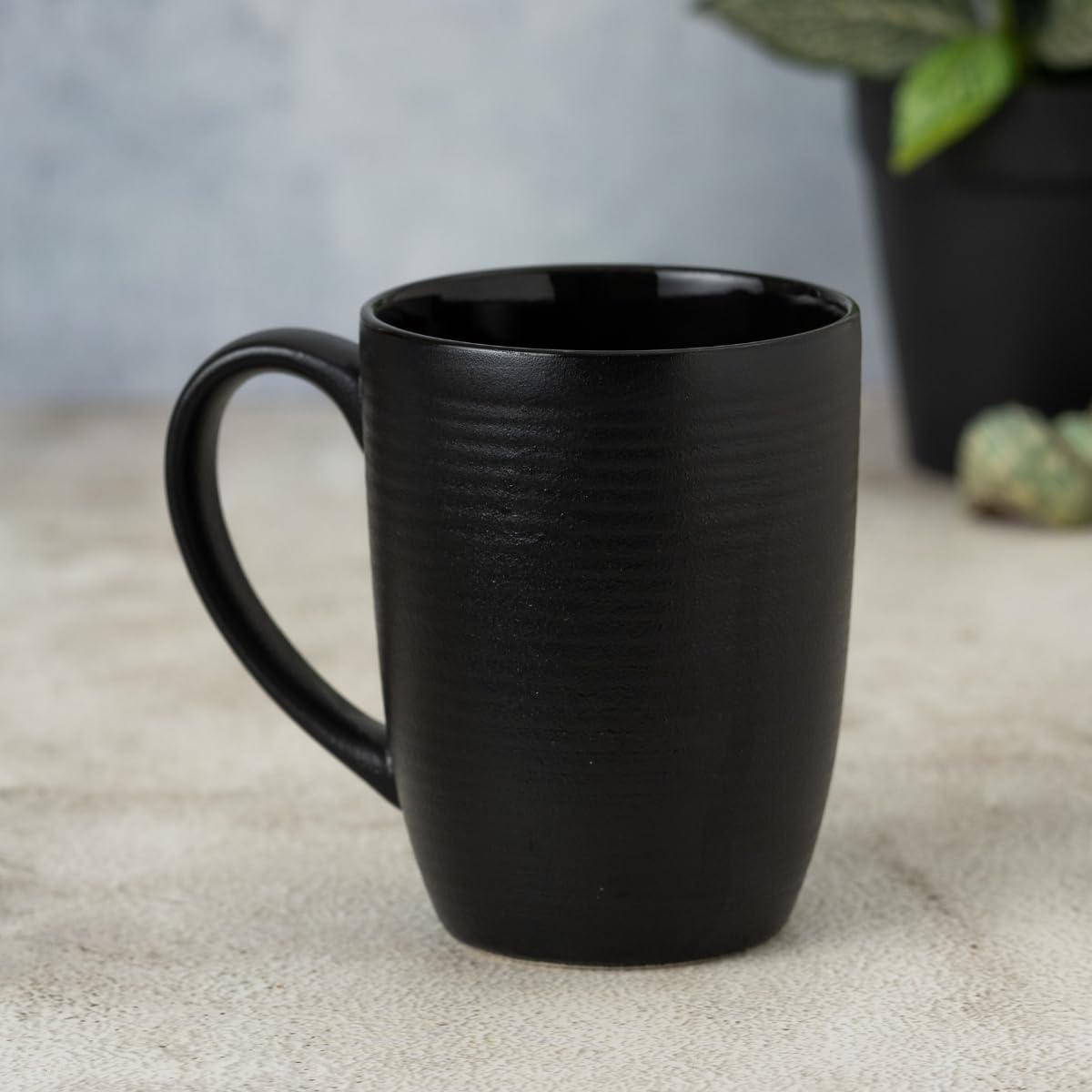 Clay Craft Fine Ceramic Horizon Blue Cups & Saucer, Set of 12, Cups for Tea & Coffee, Gift Set, Elegant Design for Home and Kitchen and Can Be Gifted to Your Loved Ones On Any Occassions