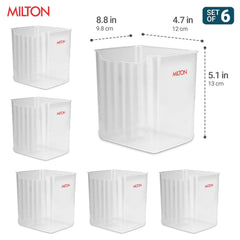 Cryo Fridge Storage Containers for Door – Set of 6 (Milton)