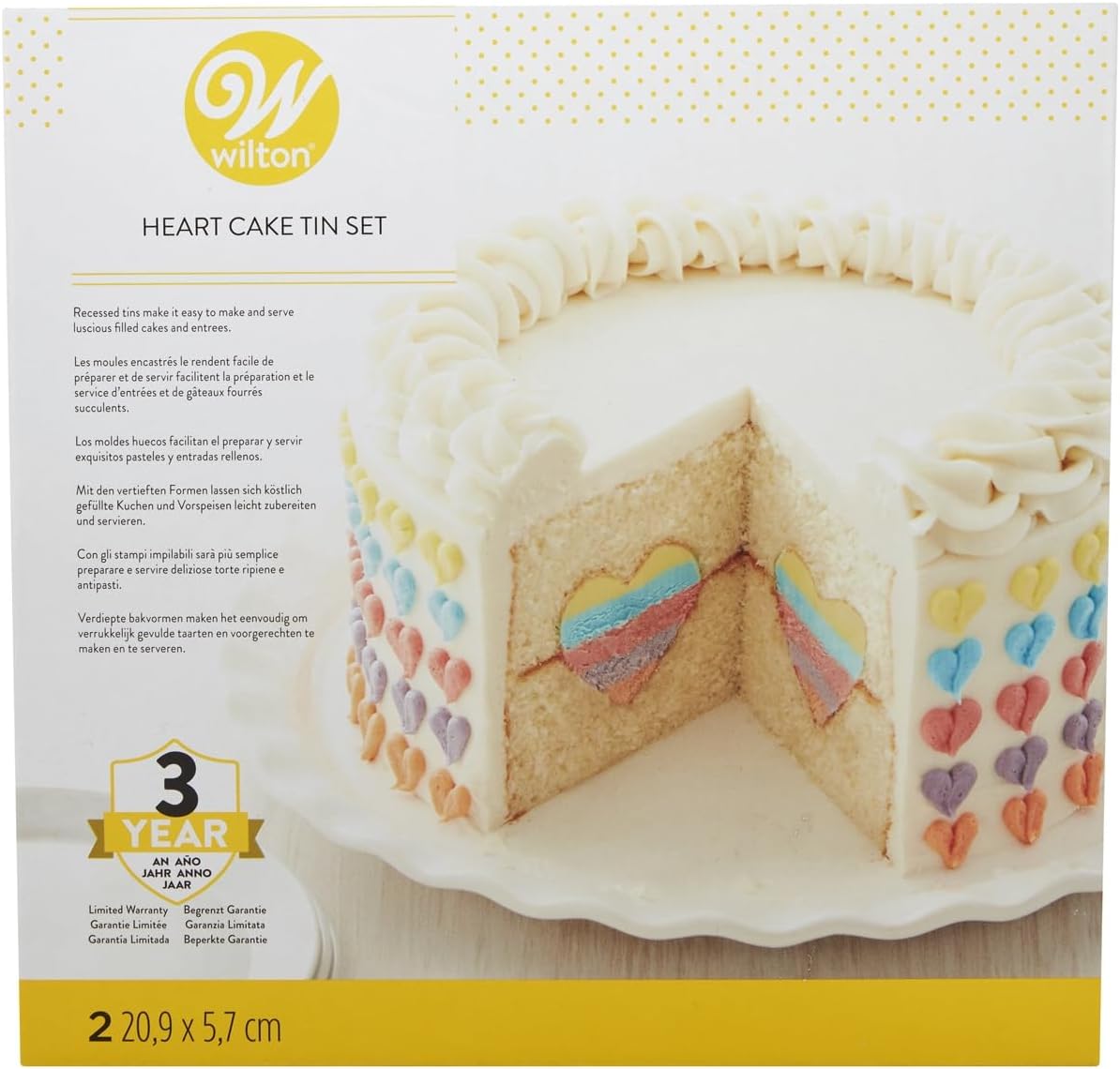 Wilton Heart Tasty-Fill Pan Set of 2