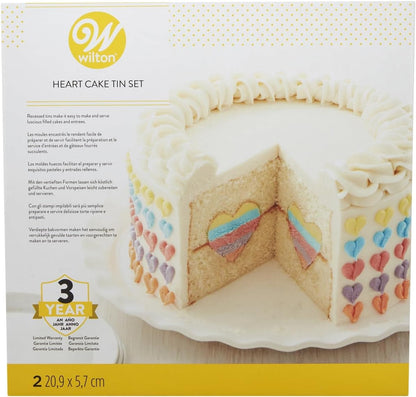 Wilton Heart Tasty-Fill Pan Set of 2