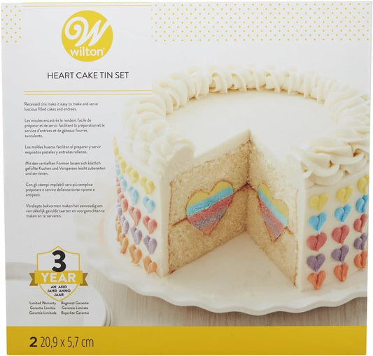 Wilton Heart Tasty-Fill Pan Set of 2