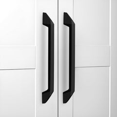 Plantex Cabinet Handle/Kitchen Cabinet Door Handle/Wardrobe/224 mm Cupboard Handle/Door Pull-Push Handle for Home/Office - Pack of 2 (Black) (Model APS-DTC-3780)-1