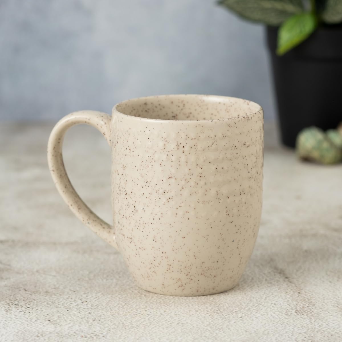 Clay Craft Fine Ceramic Apex Beige Cups & Saucer, Set of 12, Cups for Tea & Coffee, Gift Set, Elegant Design for Home and Kitchen and Can Be Gifted to Your Loved Ones On Any Occassions.