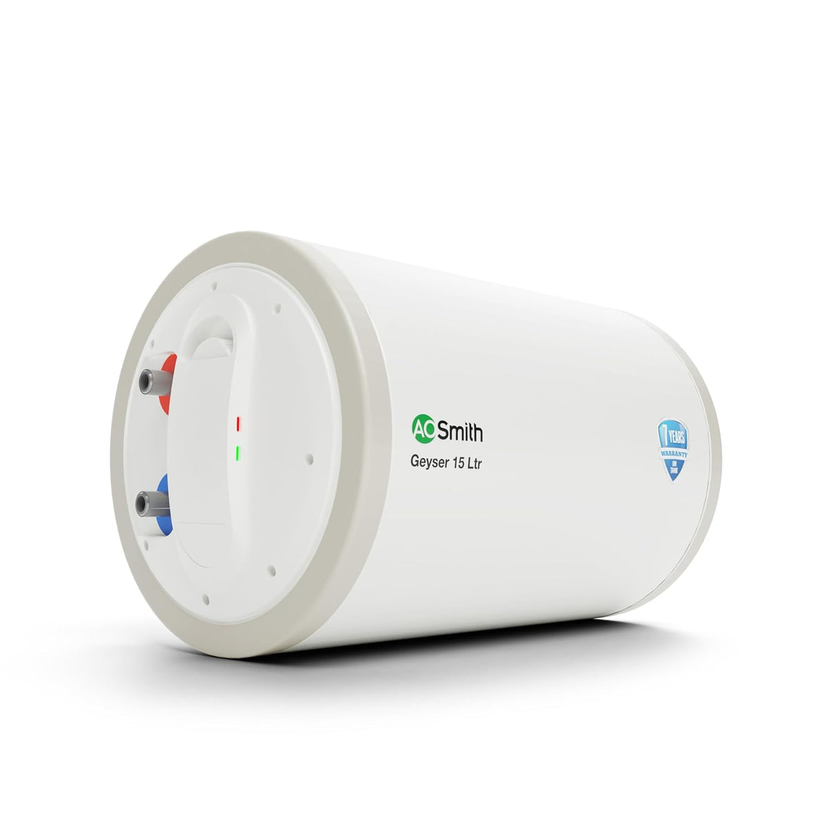 A. O. Smith AO Smith HAS-X1-015-LHS Storage 15 Litre Horizontal Water Heater (Geyser) Rust-proof outer Body