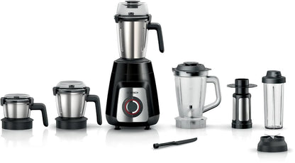 BOSCH TrueMixx 750W Mixer Grinder,5 Jar Black MG6415A1KI