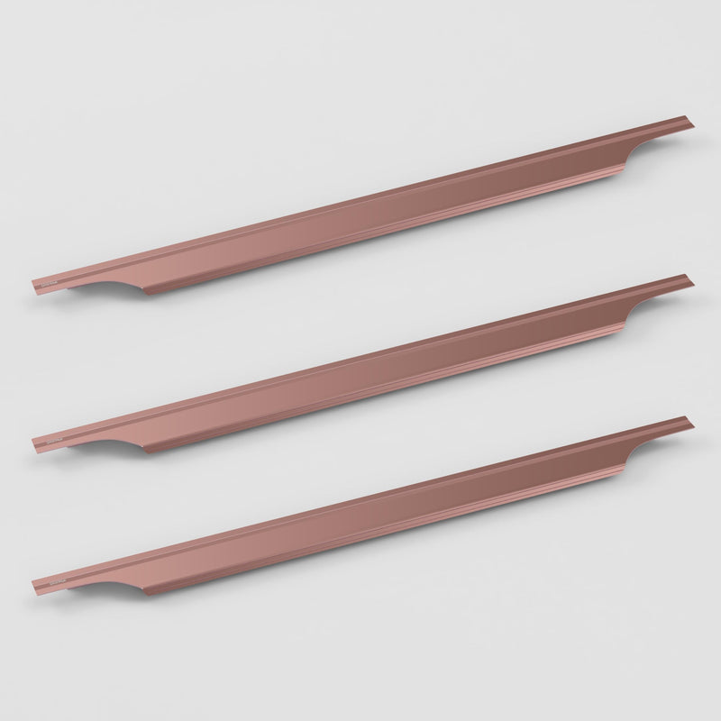 Plantex Profile Handle for Kitchen Cabinet/26 Inch Aluminium Drawer Profile Handle/Wardrobe Pull Handle for Home/Office/Hotel - Pack of 3 (Rose Gold) (Model APS-PF-1003)-1