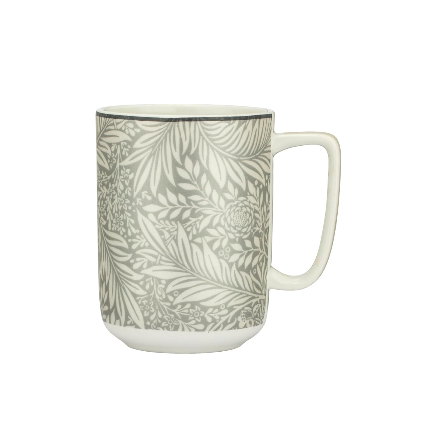Clay Craft Fine Ceramic Bloom Mug, 570 ml, Perfect for Afternoon Tea, Gifts, and Home Décor, Elegant Ceramic Tea Cups Set, Modern Tea Cups, Coffee Mug