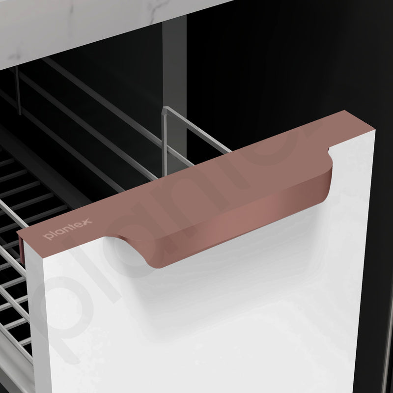 Plantex Profile Handle for Kitchen Cabinet/6 Inch Aluminium Drawer Profile Handle/Wardrobe Pull Handle for Home/Office/Hotel - Pack of 2 (Rose Gold) (Model APS-PF-1004)-5