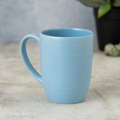 Clay Craft Fine Ceramic Horizon Blue Cups & Saucer, Set of 12, Cups for Tea & Coffee, Gift Set, Elegant Design for Home and Kitchen and Can Be Gifted to Your Loved Ones On Any Occassions