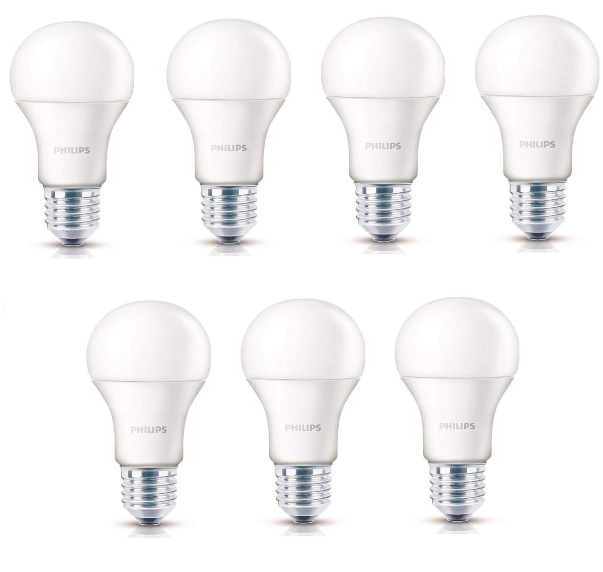 Philips 14-Watts e27 LED Yellow Bulb, Pack of 7