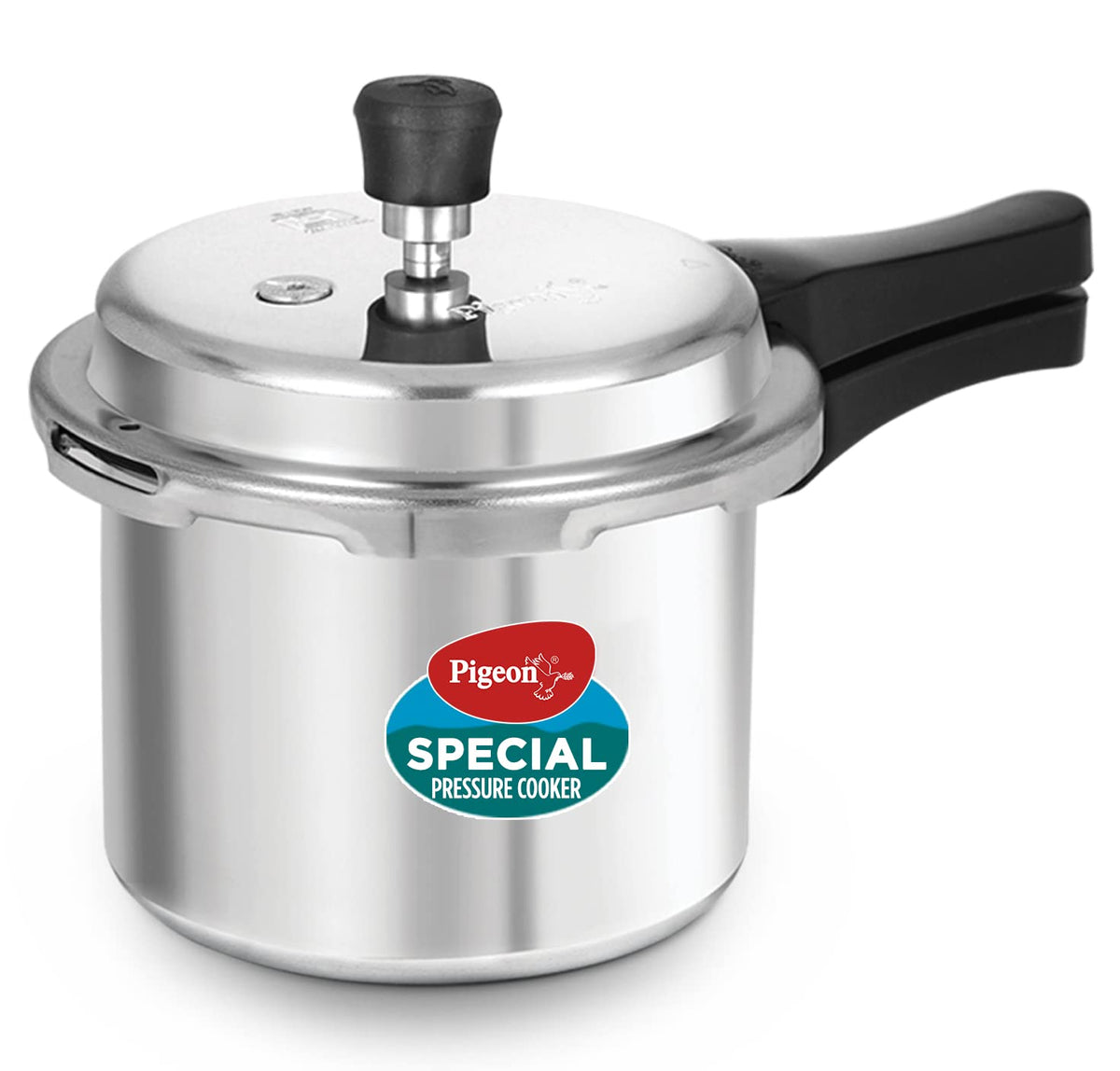 Pigeon by Stovekraft Aluminium Outer Lid Pressure Cooker (Silver)