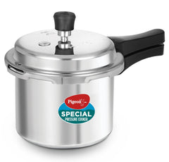 Pigeon by Stovekraft Aluminium Outer Lid Pressure Cooker (Silver)