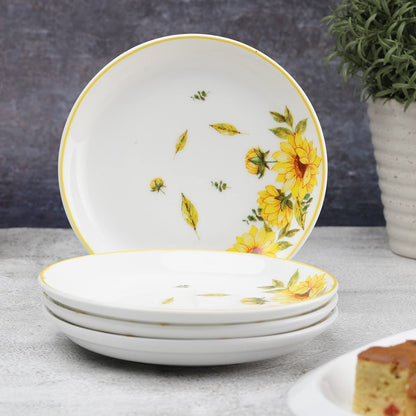 Clay Craft Cream Imperial Cup & Saucer 180ml, Set of 12 (6 Cups + 6 Saucers) Blue