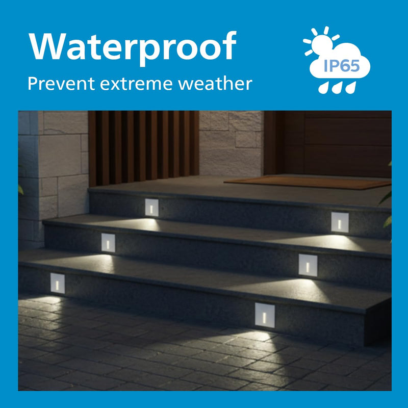 Philips 3W StepShine LED Step Light (White, 915006349507)