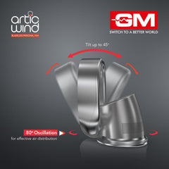 GM Artic Wind Bladeless Personal Fan with Air Purifier & Remote-4