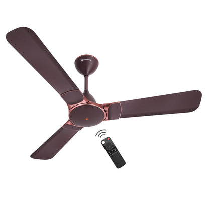 atomberg Erica Artesta 1200mm India's No.1 BLDC Ceiling Fan with Remote | BEE 5-star | Best Air Delivery | Low noise | LED Speed Indicator | 3 Years Warranty| Midnight Black