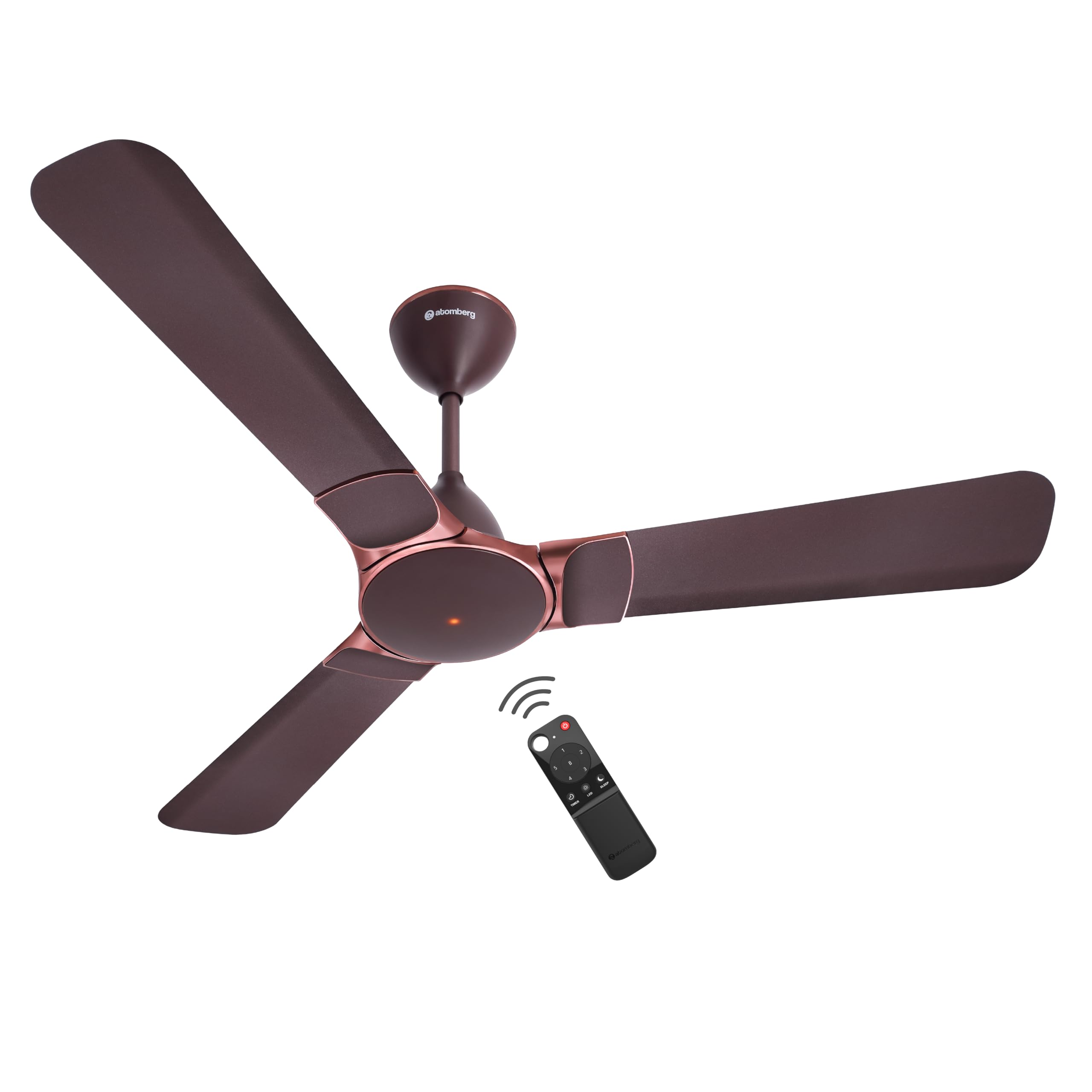 atomberg Erica Nuvo 1200mm BLDC Ceiling Fan with Remote | Award Winning Designer Fan | BEE 5 star | High Air Delivery | Low noise operation | Elegant Trims | 3 Year Warranty | Snow White