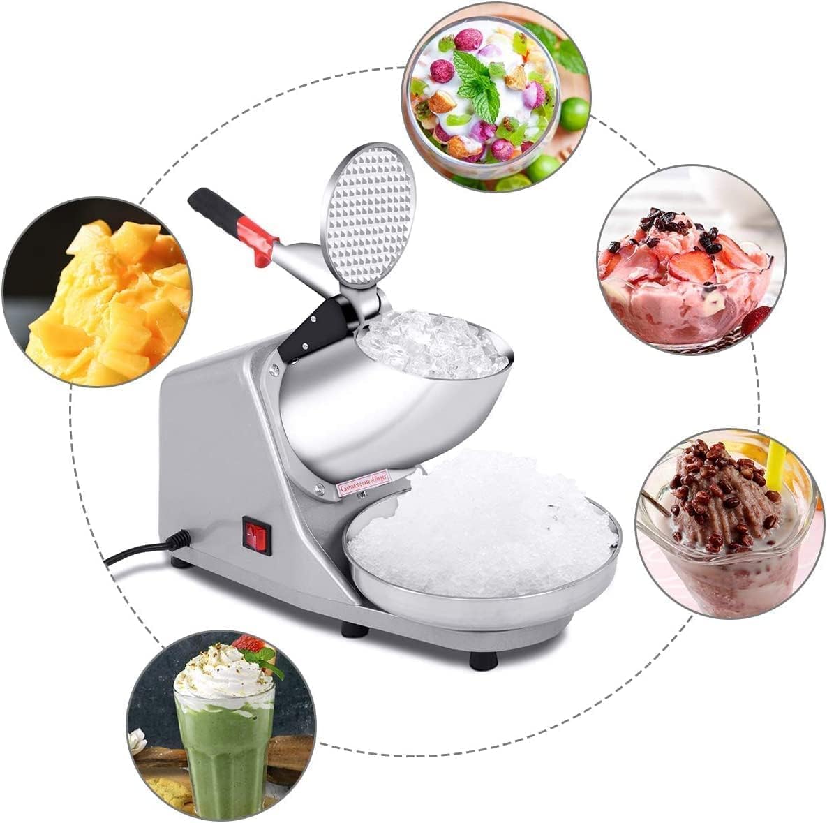 Ice Crusher Machine with Autocut Sensor Best for Hotels and Cafe